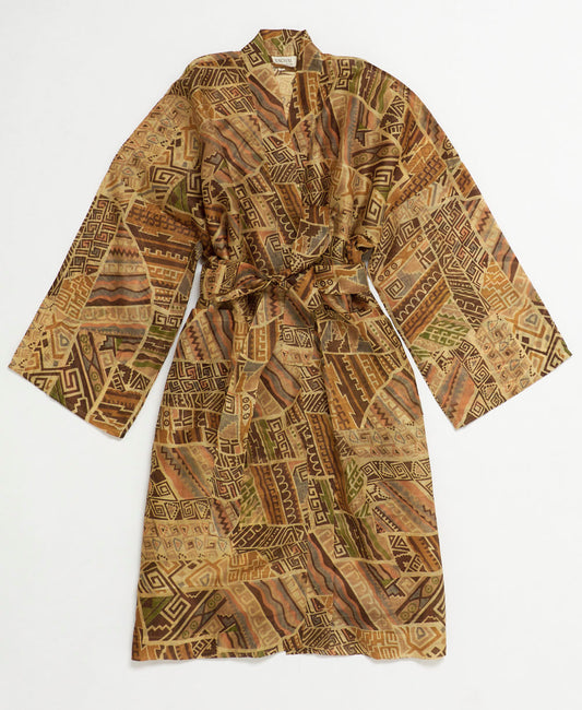 Vintage Silk Robe -XL- No. 250323