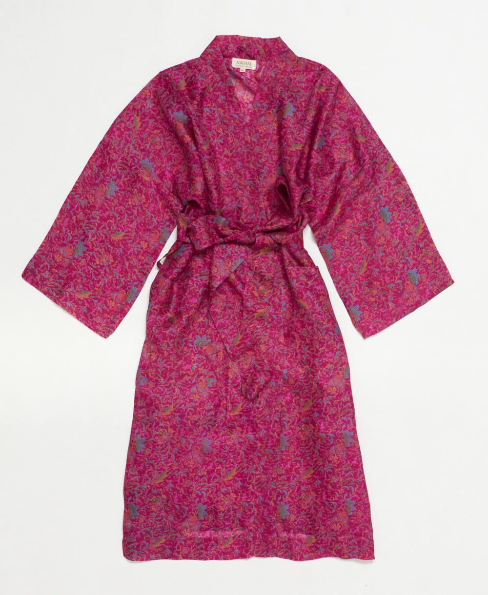 Vintage Silk Robe - M- No. 250410
