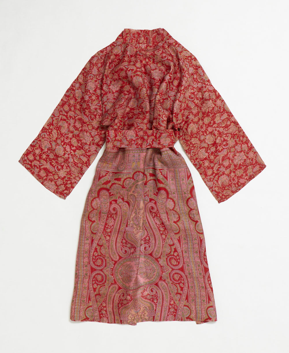 Vintage Silk Robe - S- No. 250603