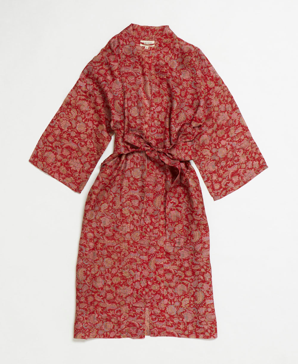 Vintage Silk Robe - S- No. 250603