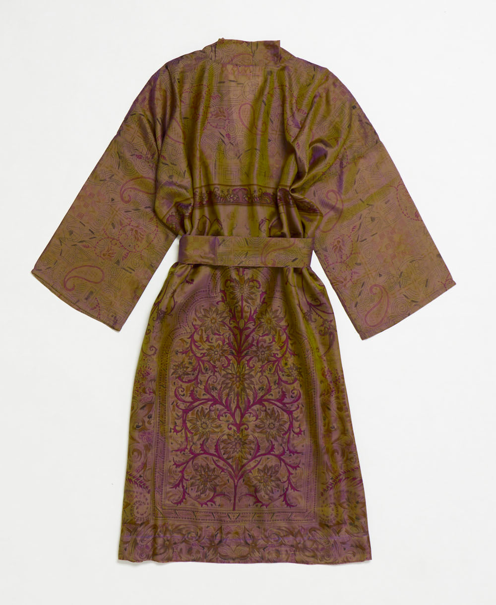 Vintage Silk Robe - M- No. 250612