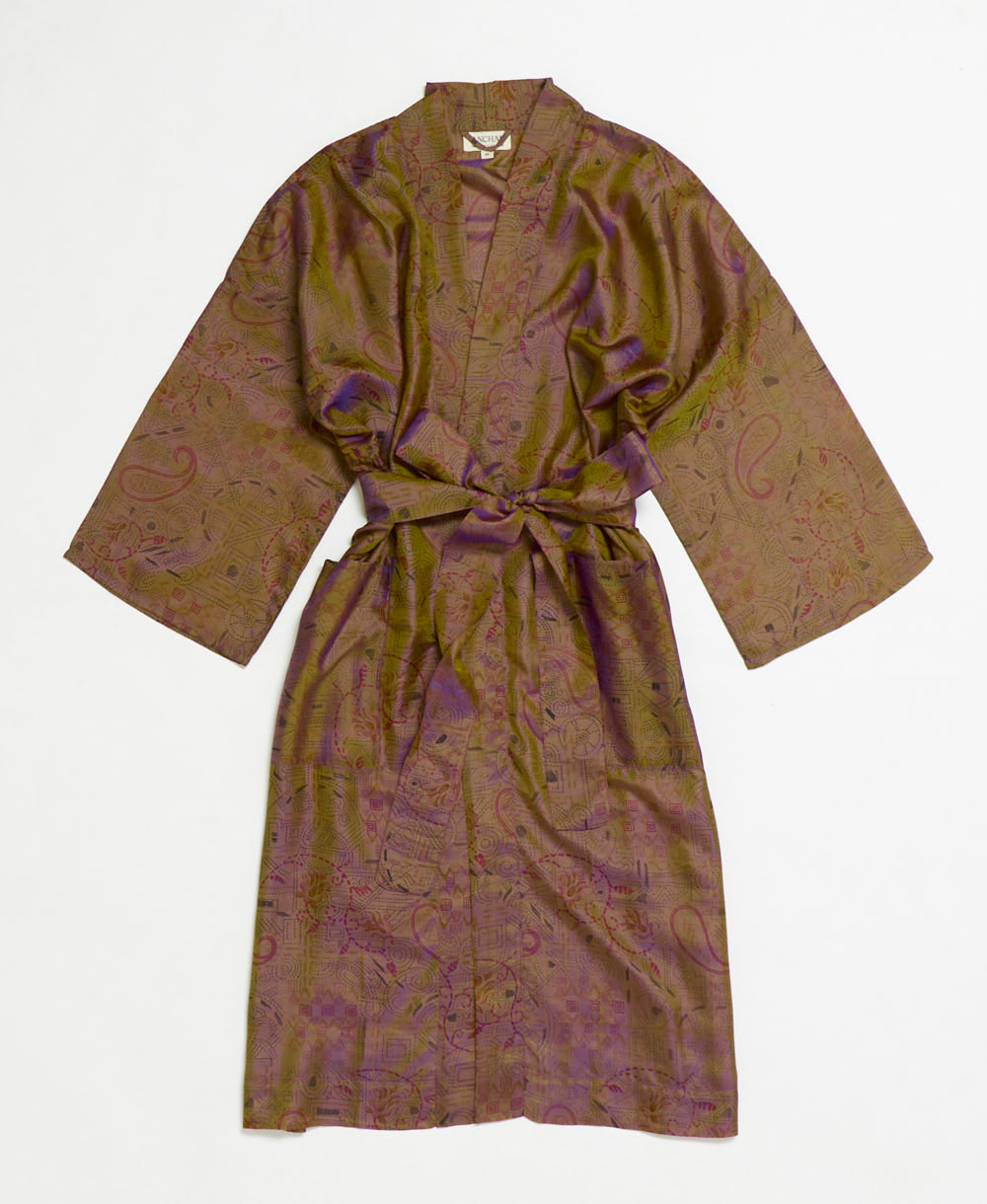 Vintage Silk Robe - M- No. 250612