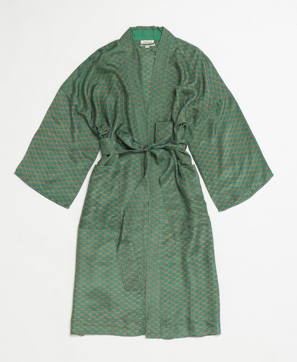 Vintage Silk Robe - M- No. 250615