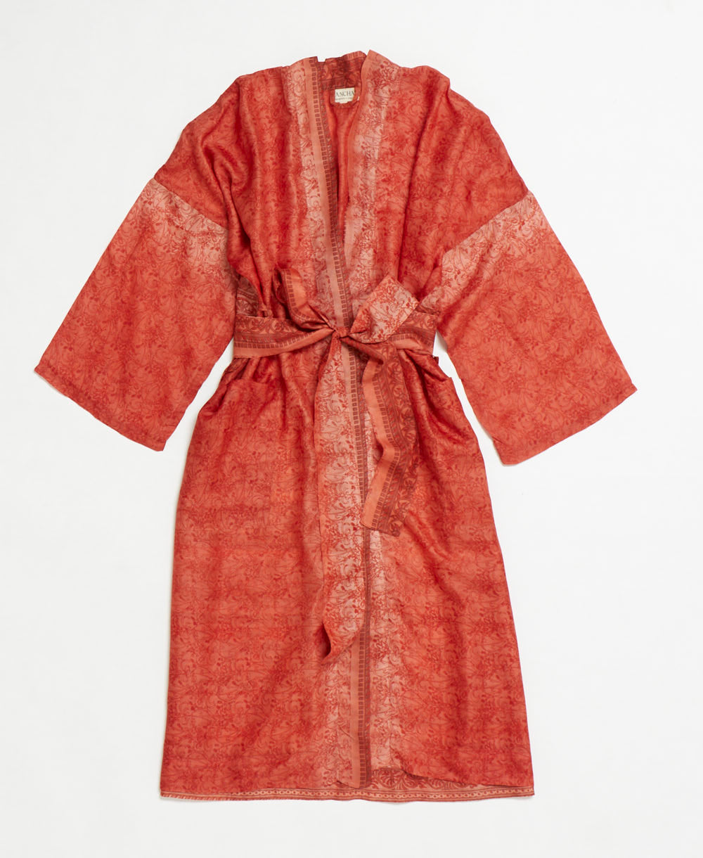 Vintage Silk Robe - L- No. 250618