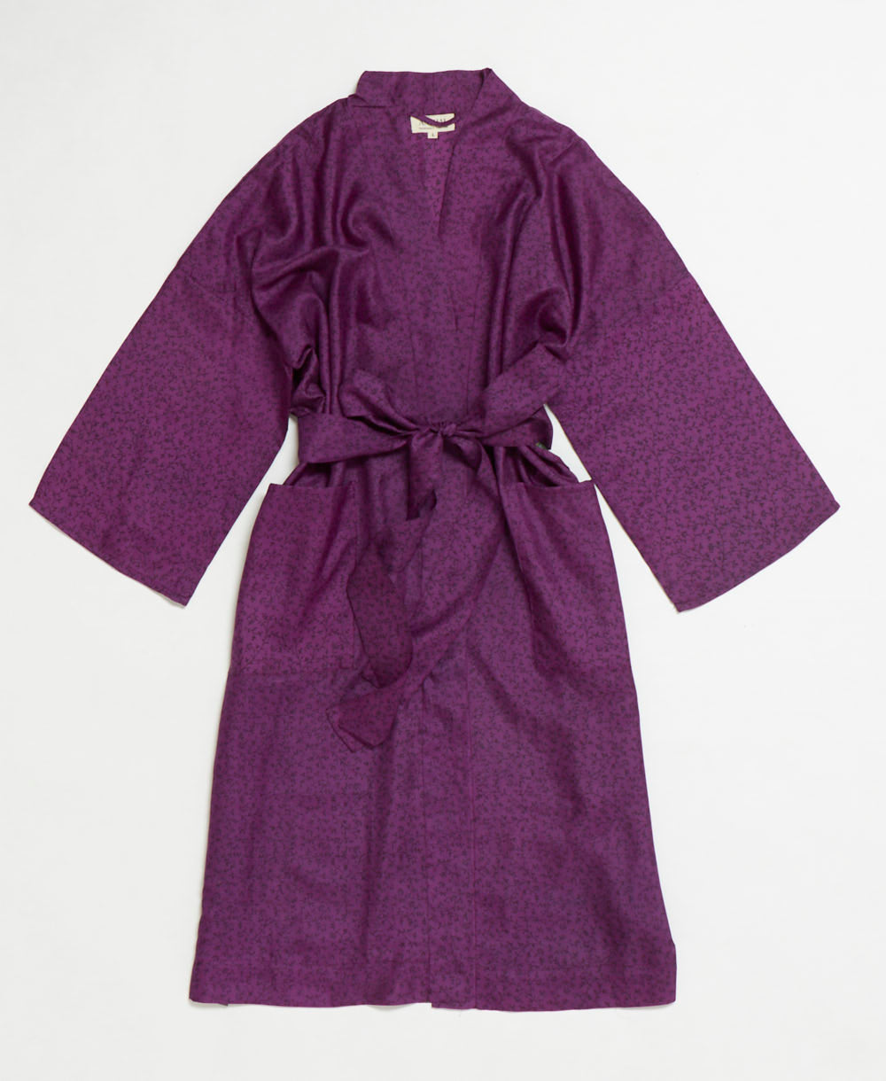 Vintage Silk Robe - L- No. 250622