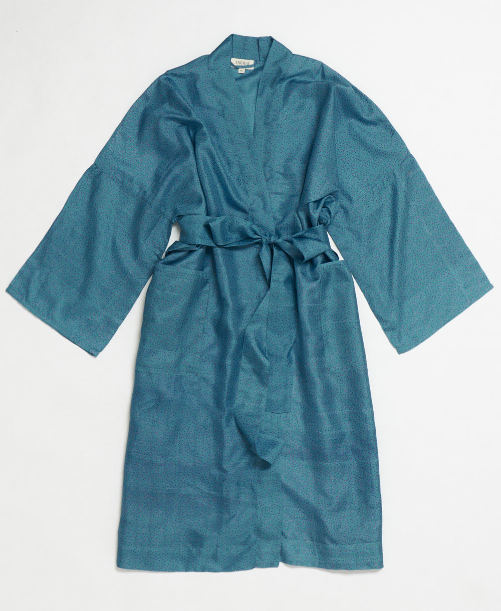 Vintage Silk Robe - XL- No. 250628