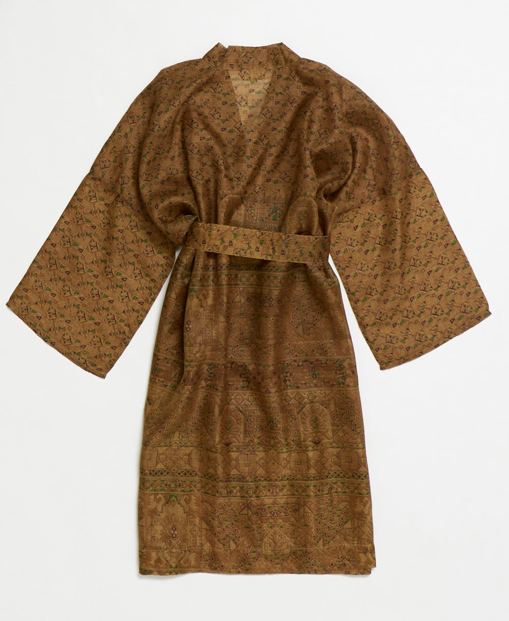 Vintage Silk Robe - XL- No. 250629