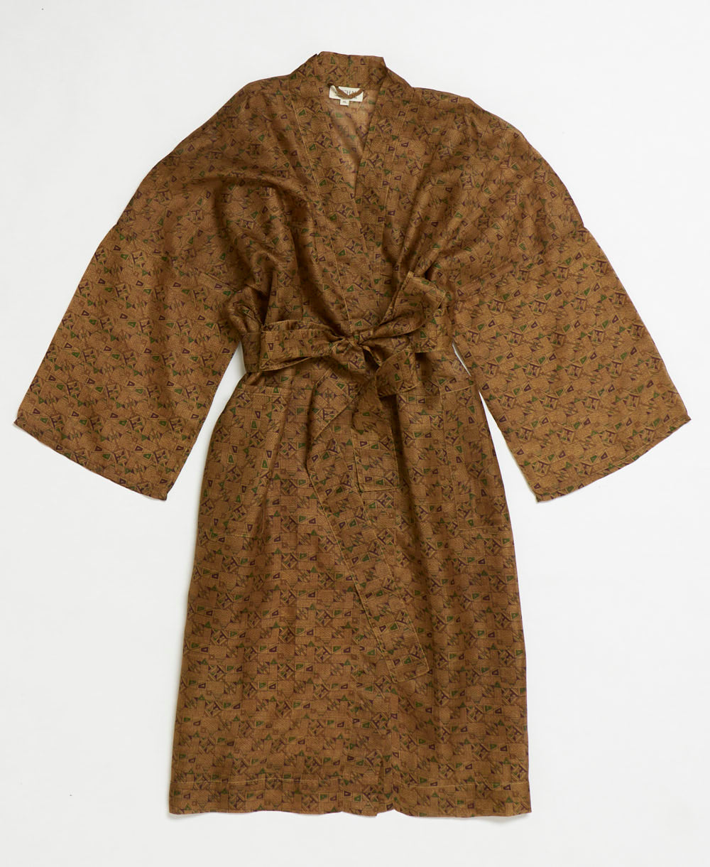 Vintage Silk Robe - XL- No. 250629