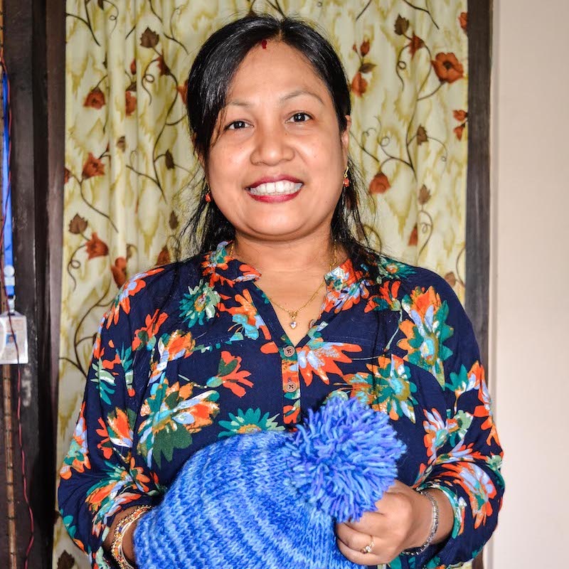 Rita, Knitting Artisan in Nepal
