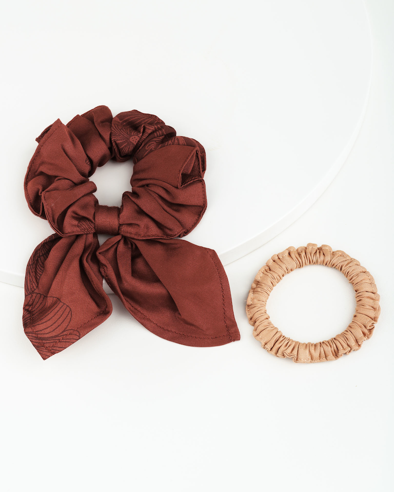 Rosa Scrunchie Set from India