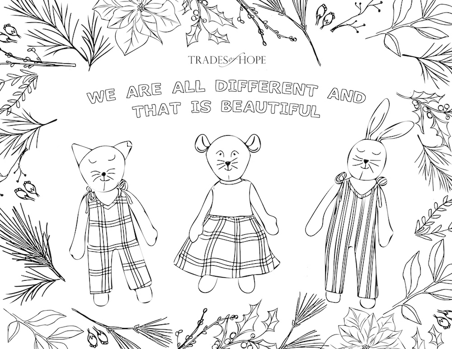 Downloadable Woodland Friends Coloring Page 2