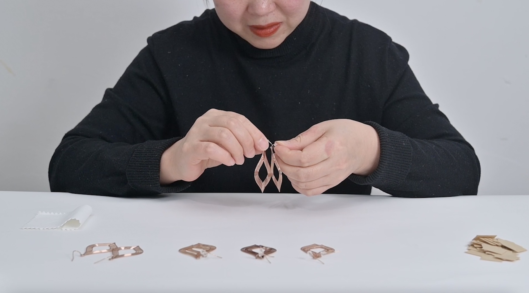 Lan, Sex Trafficking Survivor and Rose Teardrop Earrings Artisan in East Asia