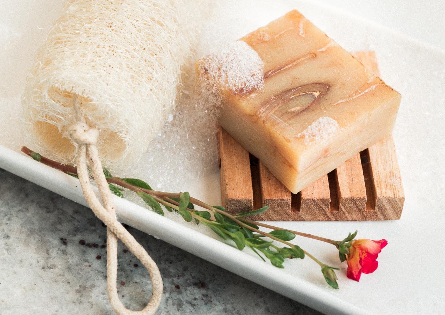Sip and Spa with Natural Vegetable Soaps from India