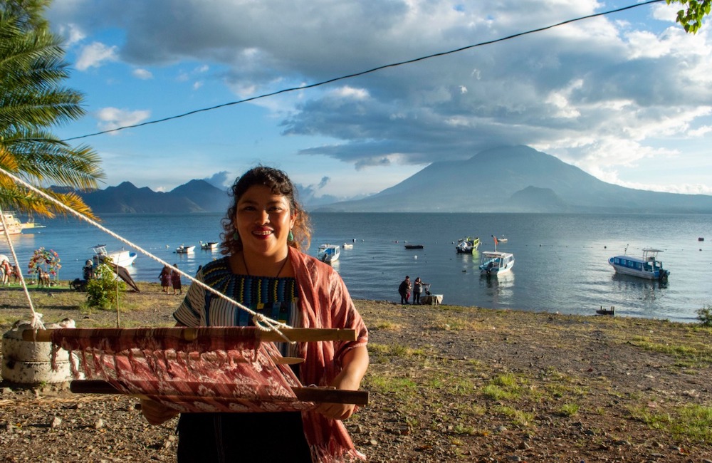 Juana Maria, Jaspe Backstrap Weaving Artisan in Guatemala