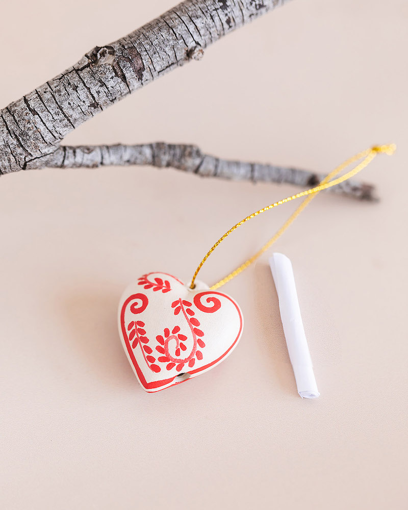 Hide a Special Message in Our Love Note Ornament from Peru