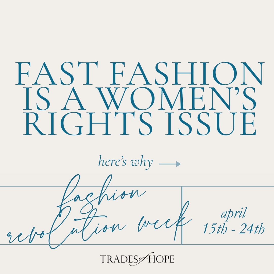 Fashion Revolution Week Graphic 80% of people who make clothing earn less than $3 per day